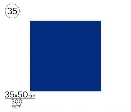 Papír barevný 35 x 50cm modrý tmavě