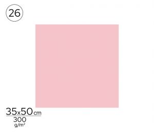 Papír barevný 35 x 50cm růžový světle