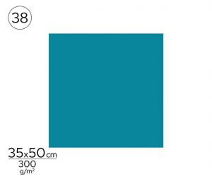 Papír barevný 35 x 50cm tyrkysový
