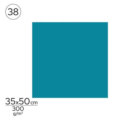 Papír barevný 35 x 50cm tyrkysový