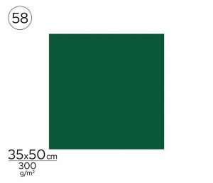 Papír barevný 35 x 50cm zelený tmavě