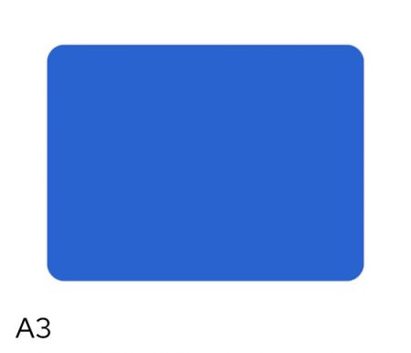 Podložka modelovací A3 modrá