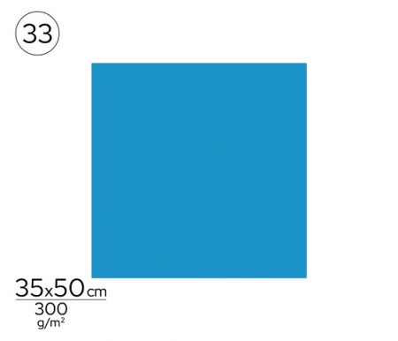 Papír barevný 35 x 50cm modrý 300g