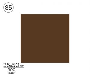 Papír barevný 35 x 50cm hnědý tmavě