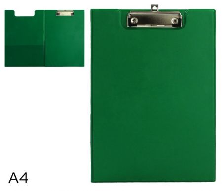 Podložka psací s klipem A4 LUMA zavírací zelená