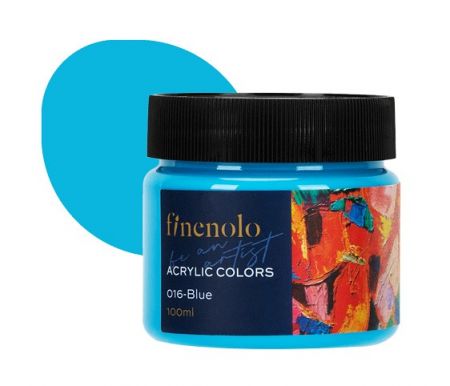 Barva akrylová 100ml, modrá FINENOLO DELI EC17-BL