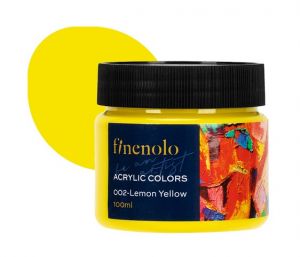 Barva akrylová 100ml, žlutá citrusově FINENOLO DELI EC17-MY