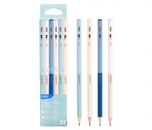 Tužka HB bez gumy šestihranná DELI EC031-HB mix