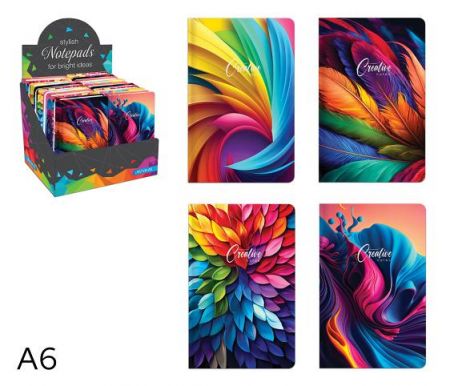 Kniha záznamová A6 linka 96l Creative mix