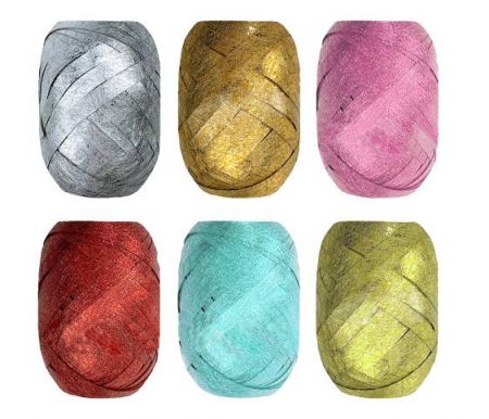 Stuha vázací 10m metal ražba LUMA mix