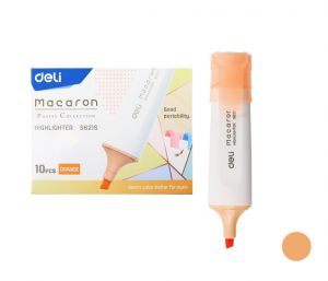 Zvýrazňovač DELI ES621S pastel oranžový