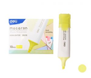 Zvýrazňovač DELI ES621S pastel žlutý