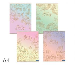 Sešit A4 linka 52l Berry mix