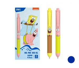 Propiska gelová SPONGEBOB DELI EG92-BL modrá mix