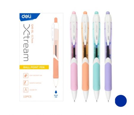 Propiska XTREAM PASTEL DELI EQ46-BL modrá mix