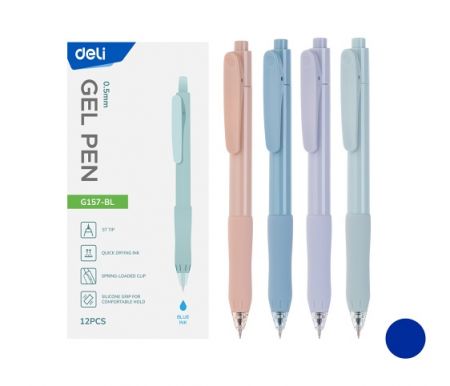 Propiska gelová DELI EG157-BL modrá