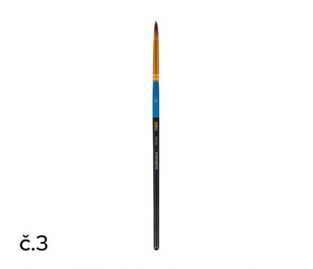 Štětec syntetický kulatý č.  3 DELI EC408-3