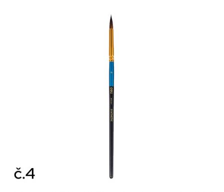 Štětec syntetický kulatý č.  4 DELI EC408-4