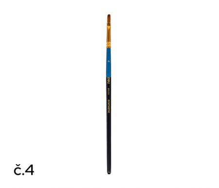 Štětec syntetický plochý č.  4 DELI EC409-4
