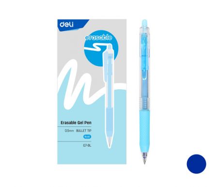 Propiska mazací gelová DELI EG7-BL modrá