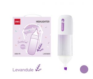 Zvýrazňovač s vůní DELI EU188-PR pastel fialový