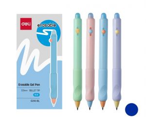 Propiska mazací gelová DELI EG310-BL modrá mix