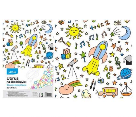 Ubrus na školní lavici DĚTSKÝ LUMA