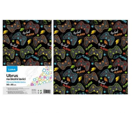 Ubrus na školní lavici GAMES LUMA
