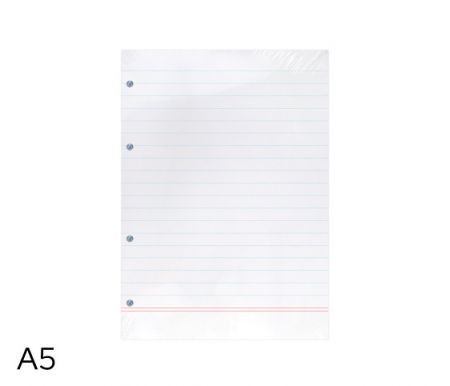 Náplň do kroužkových bloků A5 linka 100 listů