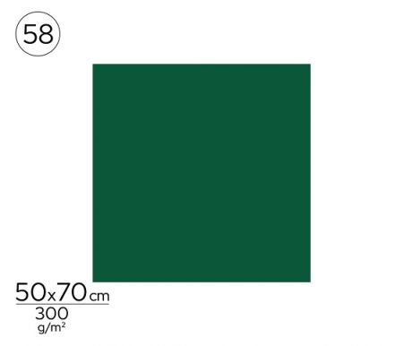 Papír barevný 50 x 70cm zelený tmavě