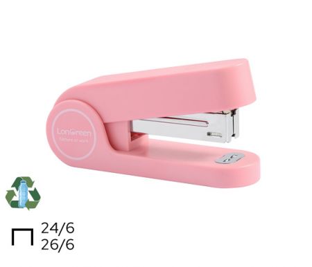 Sešívačka eco DELI EM415 růžová