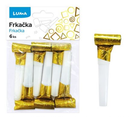 Frkačka 6ks holografická ZLATÁ LUMA