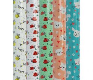 Balicí papír role 2m x 70cm, dětský mix 2