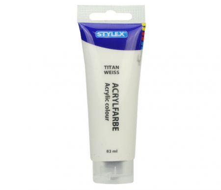Barvy akrylové  83ml, bílá