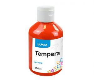 Barvy temperové LUMA 250ml červená