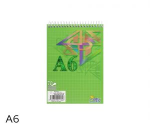 Blok spirála A6 čtvereček 16075