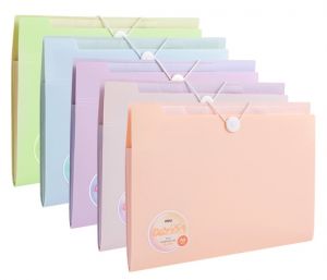 Desky na spisy A4 8 přihrádek COLORFUL DELI EF615 pastel mix
