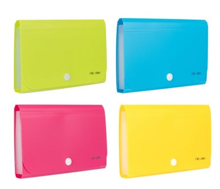 Desky na spisy A6 13 přihrádek DELI E5561 mix