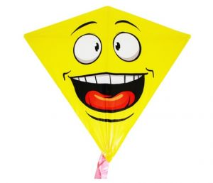 Drak létající PVC  68 x 73cm Úsměv