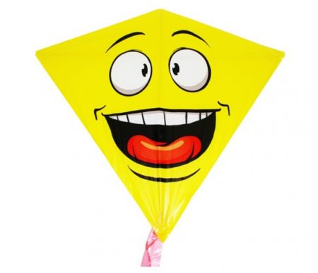 Drak létající PVC  68 x 73cm Úsměv