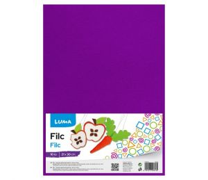 Filc A4 fialový LUMA, 10ks
