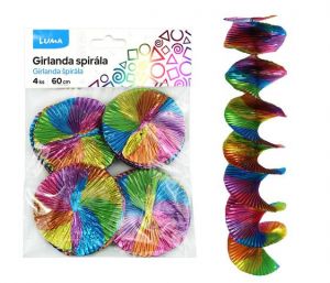 Girlanda spirály 60cm, 4ks LUMA