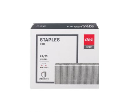 Kancelářské spojovače 23/23 velkokapacitní DELI E0014