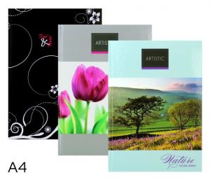 Kniha záznamová A4 čtvereček 96l