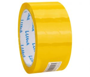 Lepící páska 48mm x 66m žlutá LUMA