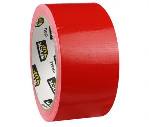 Lepící páska textilní 48mm x 20m červená DELI EA618