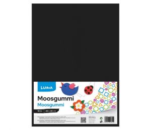 MOOSGUMMI A4 černá LUMA, 10ks