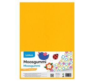 MOOSGUMMI A4 oranžová světle LUMA, 10ks