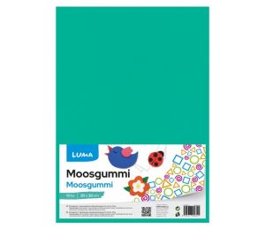 MOOSGUMMI A4 tyrkysová LUMA, 10ks
