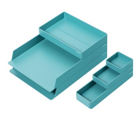 Organizér NUSIGN sada 6ks DELI ENS001 modrá